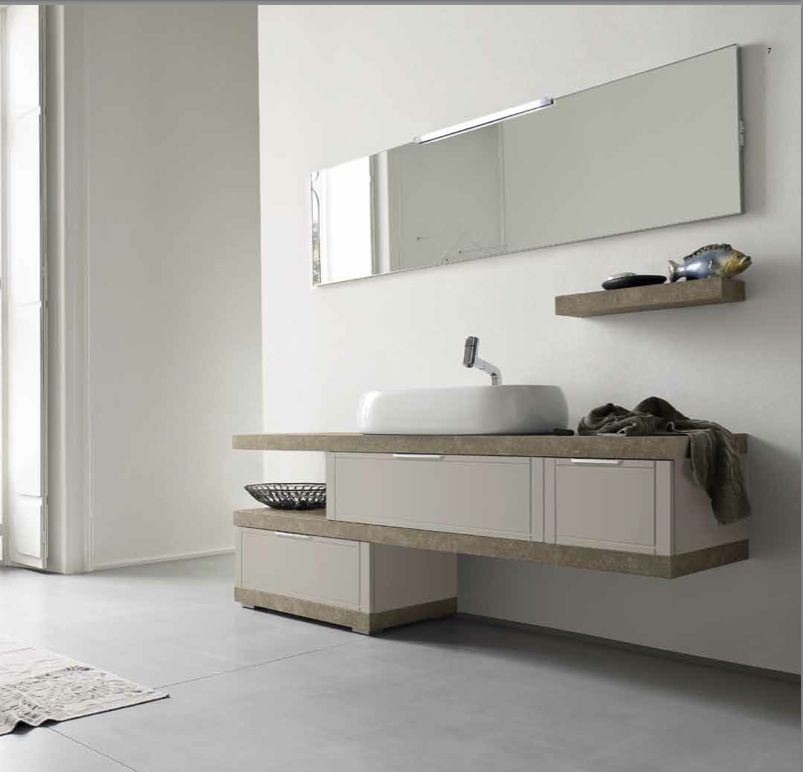 Arredo bagno moderno con lavatrice: sostituire la vasca da bagno ... Mobili arredo bagno lusso