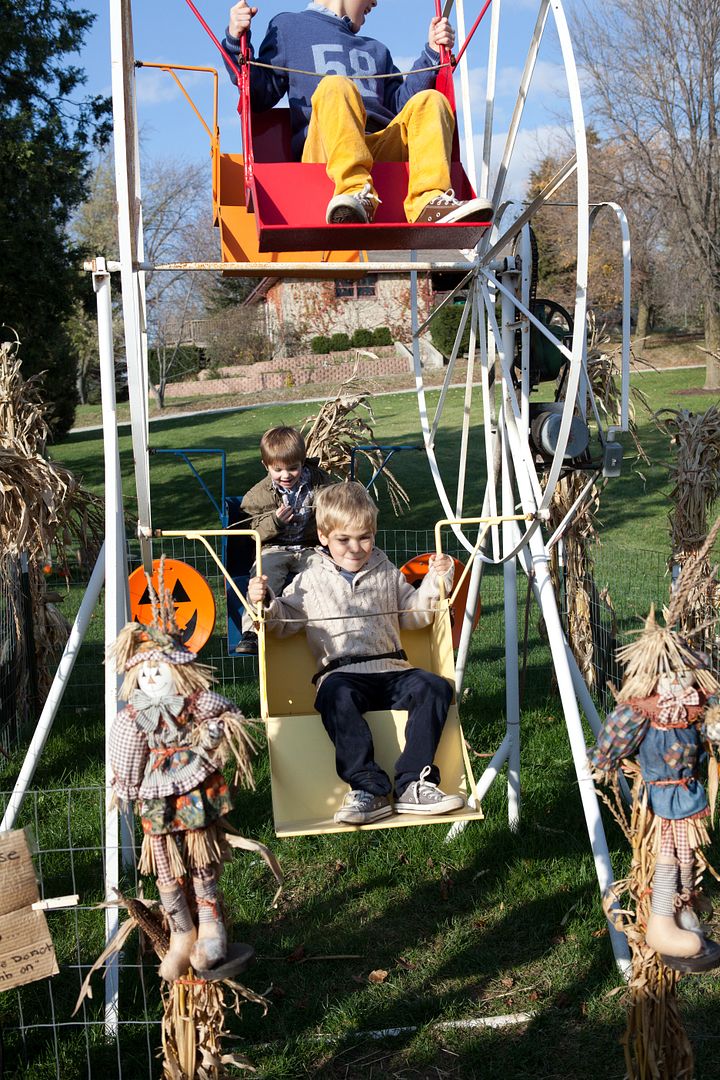 Fall family weekends; spending time together as a family at the pumpkin farm