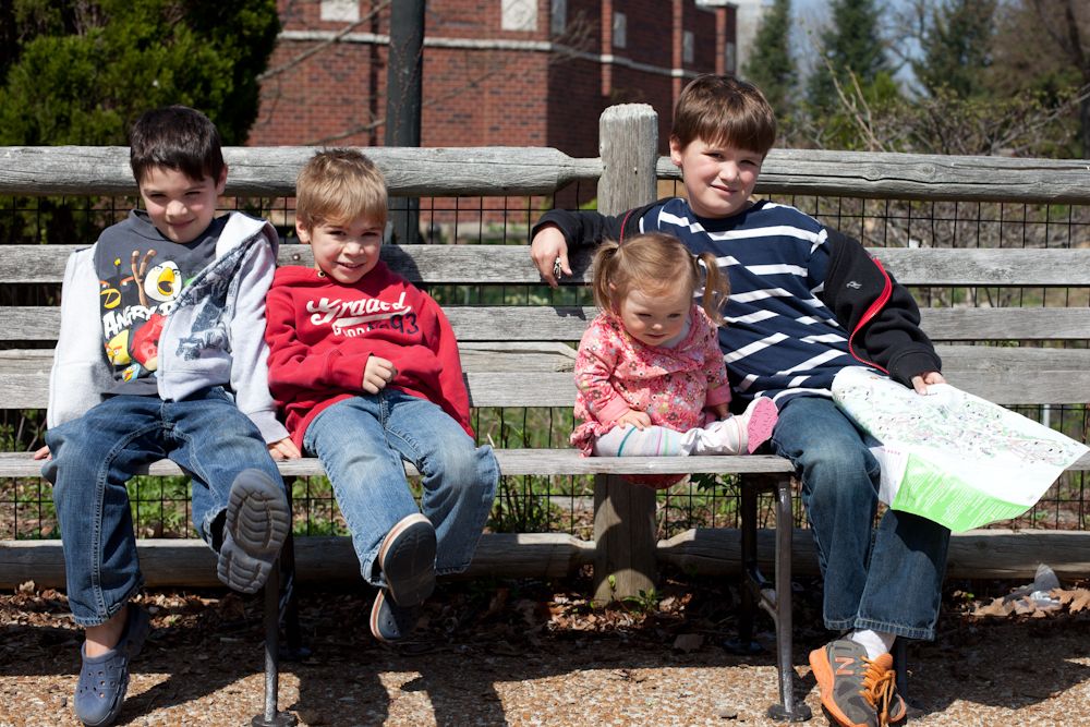 Patrick Ryan and Sean playing at the Zoo