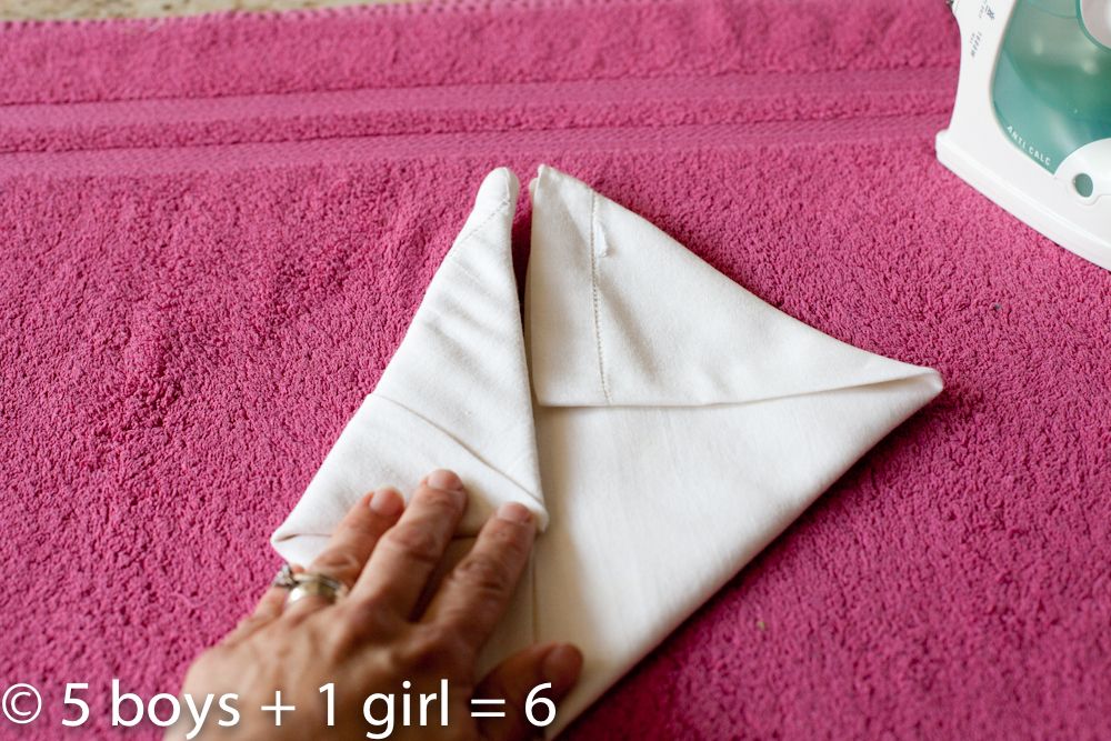 Bunny napkin tutorial for Easter dinner