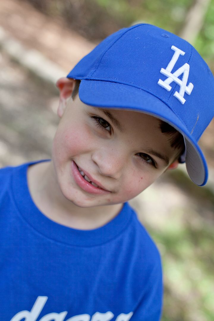 Baseball season 2012: Sean ready for team pictures for little league