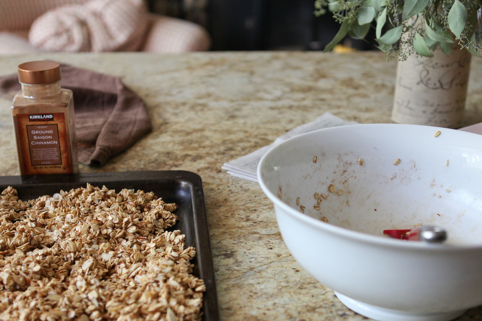 Baking; baking fall treats with the family