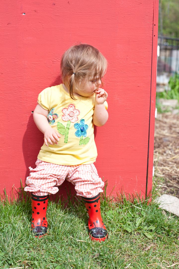 Planting Flowers:  Spending time with the kids teaching them how to plant a flower bed