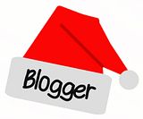 Santa Hat Blogger