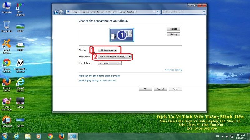 Lcd giá siêu rẽ 18,5 led = 1000k full box - 5