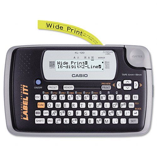 Casio KL120 16Digit LCD Display Label Printer price in Pakistan