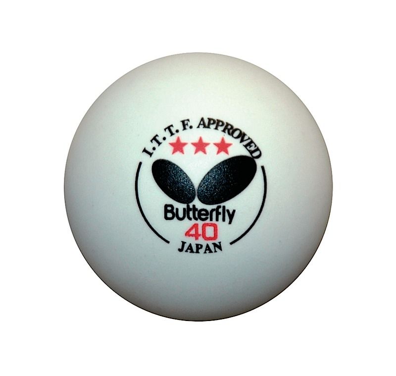 Butterfly White 3 Star Table Tennis Balls