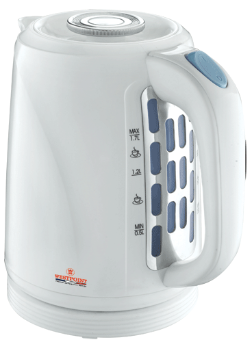 WestPoint WF-999 kettle Concealed Element,1.7 Liter (Plastic Body)