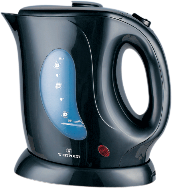 WestPoint WF-1109 Kettle Open element, 1 Liter (Plastic Body) Black Color