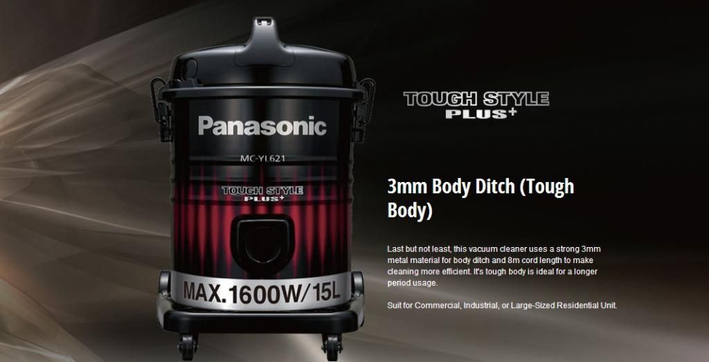 Panasonic Vacuum Cleaner MC-YL621 1600W