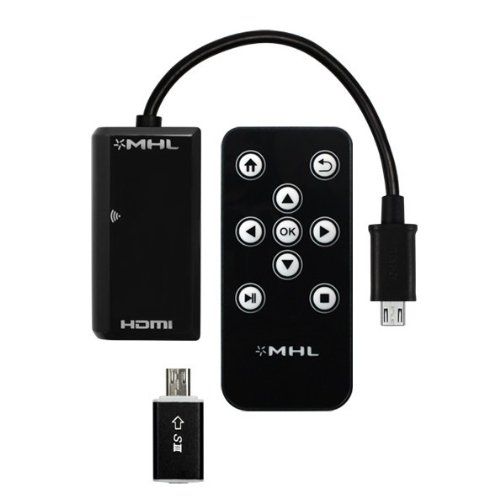 MHL to HDMI HDTV Adapter Cable With Remote Control