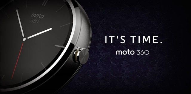 Moto 360 Smartwatch (Leather Belt)