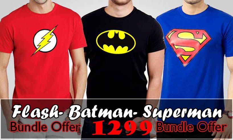 Flash- Batman- Superman Combo Bundle Offer