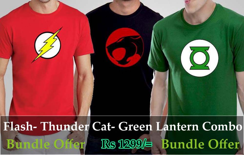 Flash- Thunder Cat- Green Lantern Combo Bundle Offer
