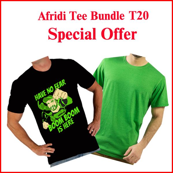Afridi Tee Bundle	T20 Special Offer
