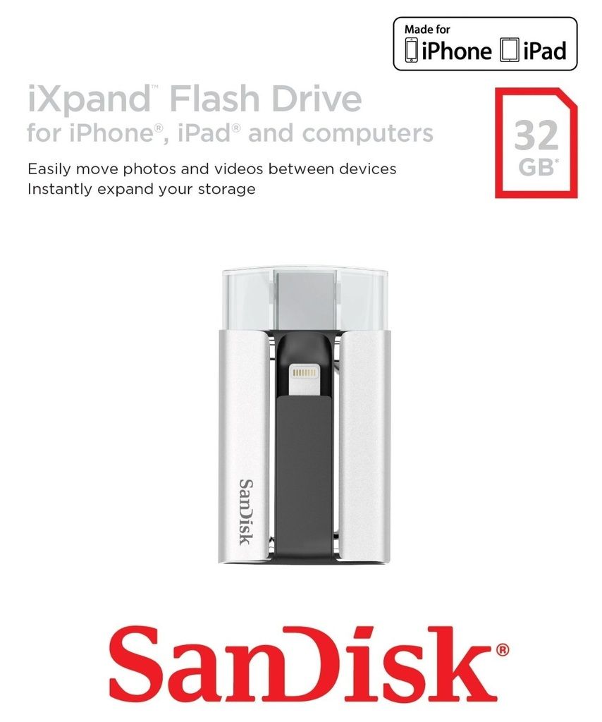 SanDisk iXpand 32GB Flash Drive