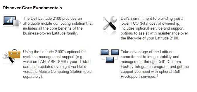 Dell Latitude 2100 Mini Laptop (Slightly Used)