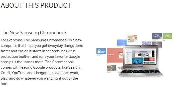 Samsung Chrome book (Factory Refurbished)