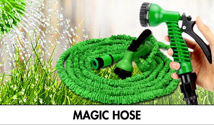 Magic Hose With 7 Spray Gun Functions (150 ft.)