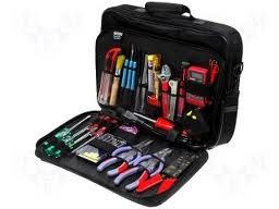 Electronic Toolbox with 40 Tools Kit