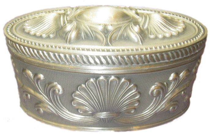 Antique Metal Jewelry Box (JW-6002)
