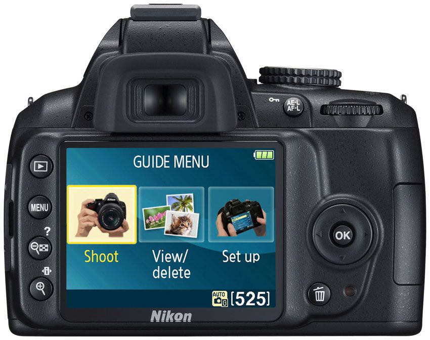 Nikon D3000 DSLR Camera with 18-55mm Lens