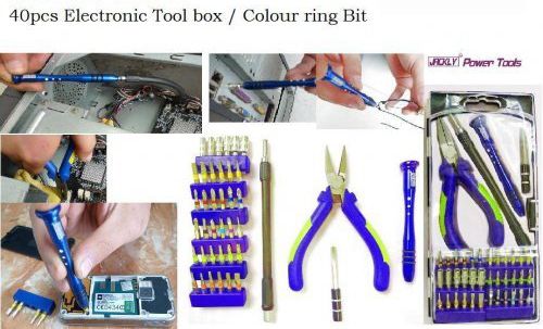 Electronic Toolbox with 40 Tools Kit