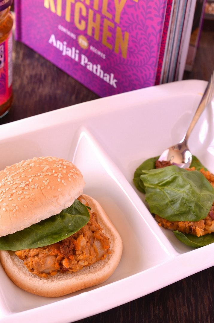 Spicy Indian Vegetarian Burger Recipe