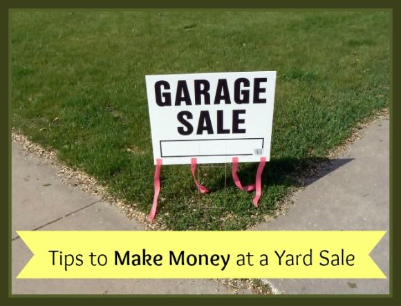 how to make money at a yardsale