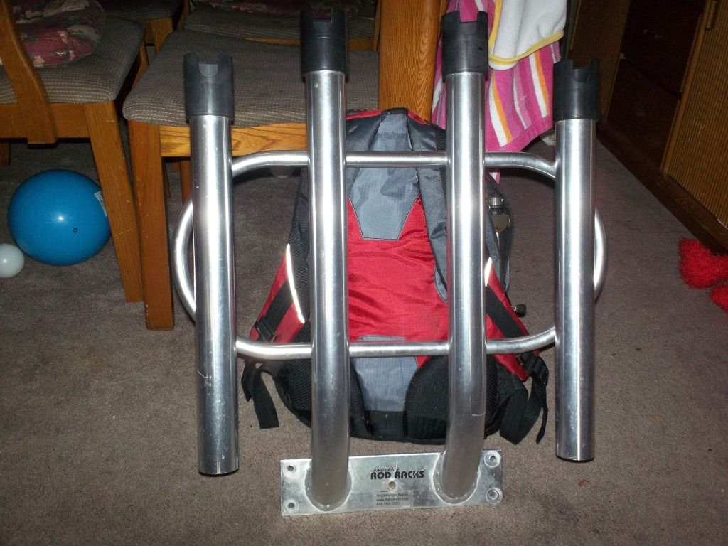 Bumper mount 4 Rod holder F/S New Jersey Hunters