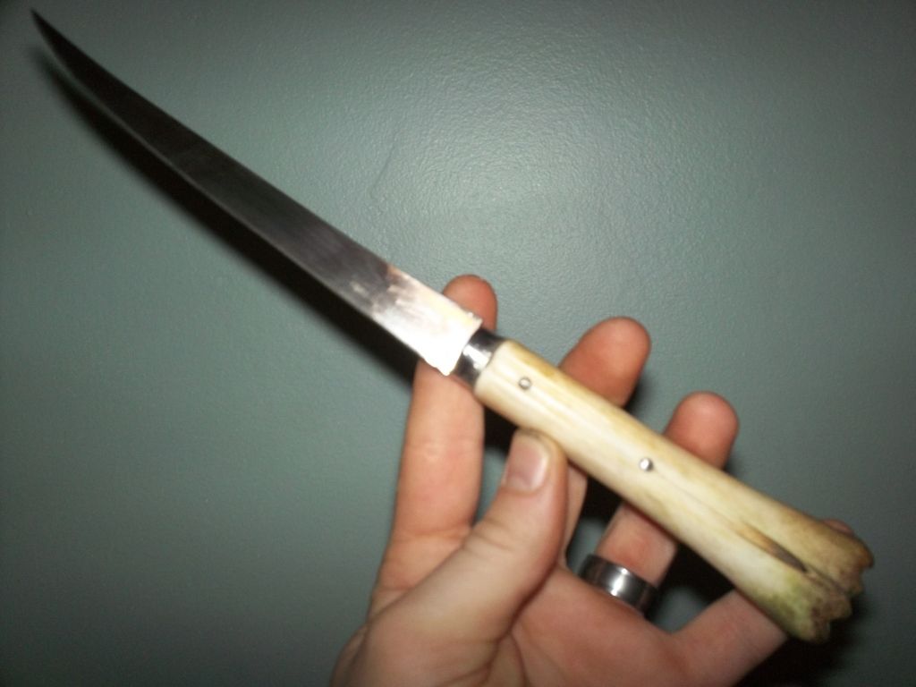 got bored started messing around making up some bone knife handles