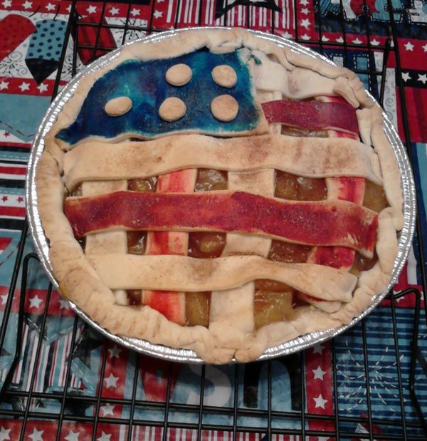 4th of July Apple Pie