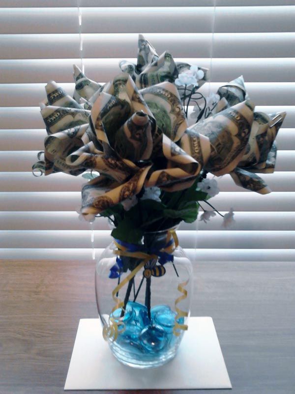 Bridal Shower Present - $50 Made into Roses