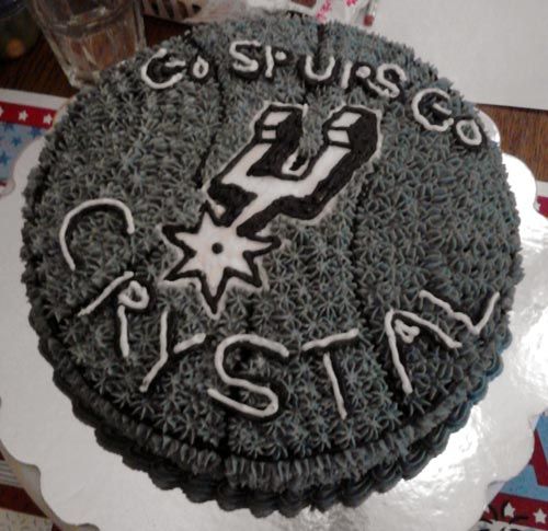 Spurs Birthday Cake