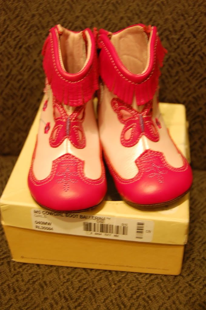 Robeez Mini Shoez Cowgirl Boot Ballerina 9-12 mos Robeez Mini Shoez Cowgirl Boot Ballerina 9-12 mos