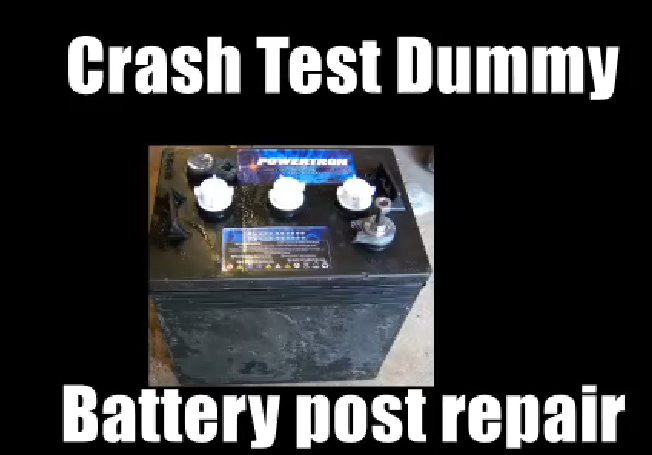 Buggies Gone Wild Golf Cart Forum - Battery Post Repair