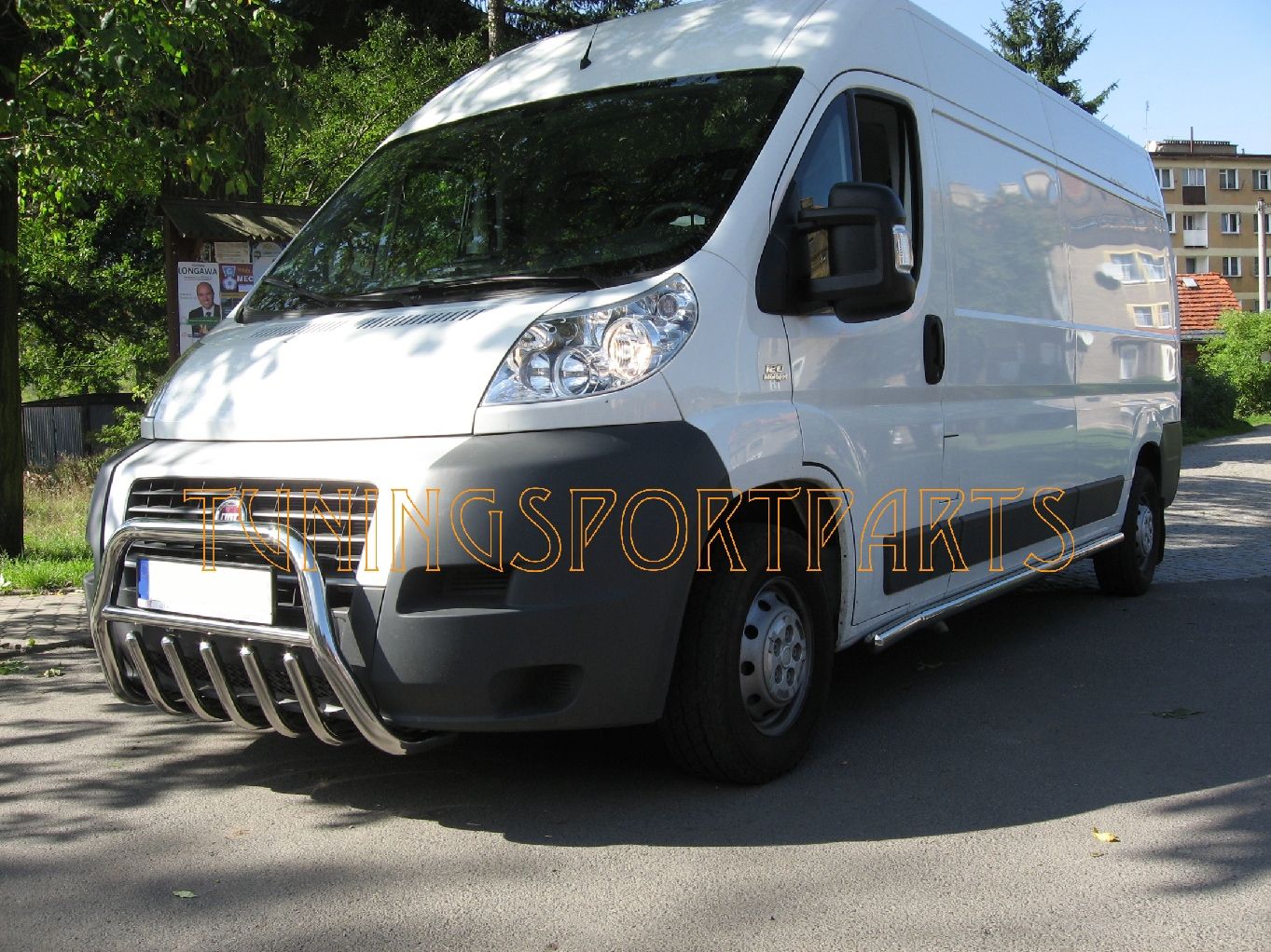 PARAVACCHE PARAURTI ANTERIORE PER FIAT DUCATO III CAMPER 2006 BULLBAR ...