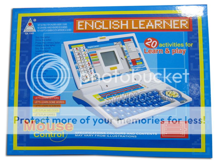 Mini English Learner Laptop QX1101E price in Pakistan at Symbios.PK