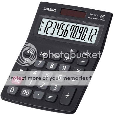 Casio MX-12S 12 Digit Calculator