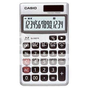Casio SL-340VA 14 Digits Calculator
