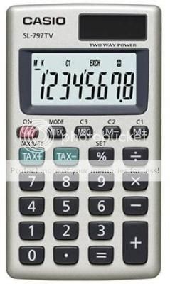 Casio SL-797TV Calculator