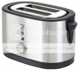 Anex 2 slice toaster steel touch 3017