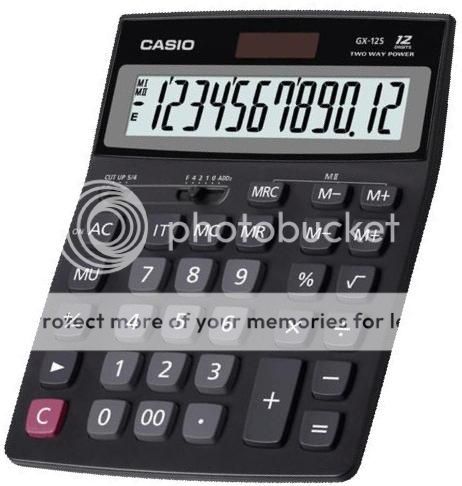 Casio GX-12S Calculator