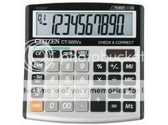 Citizen CT-500VII Basic Calculator