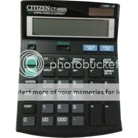 Citizen CT-666N Basic Calculator