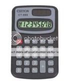 Citizen CT-888 Calculator 