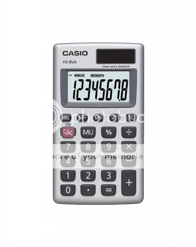 Casio HS-8VA Calculator