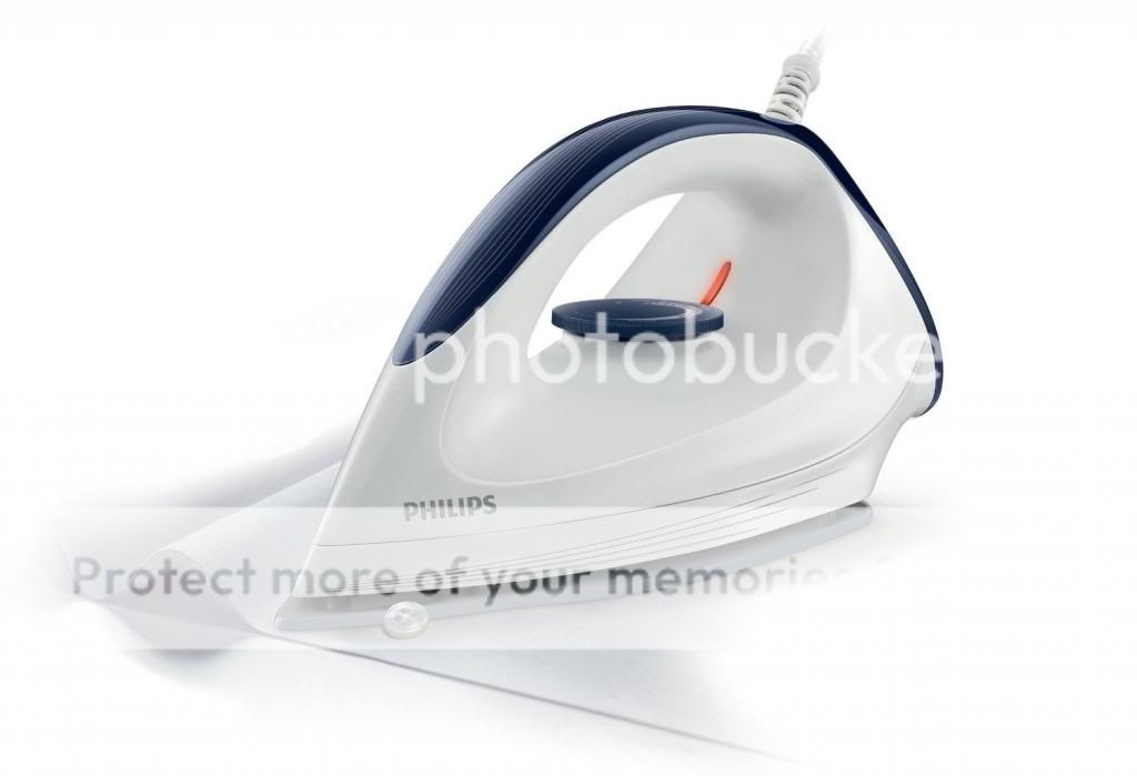 Philips Dry iron GC-160 1200 W with DynaGlide soleplate