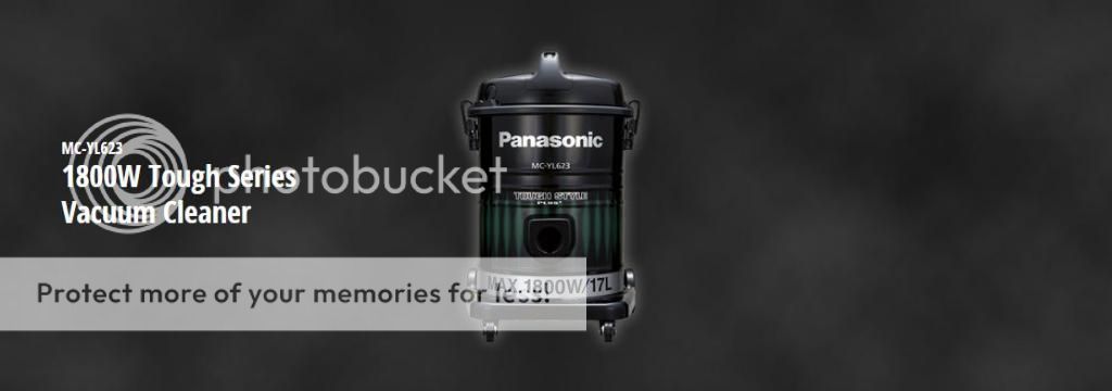 Panasonic Vaccum Cleaner MC-YL623 1800W