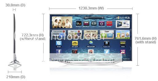 Samsung 55 Es8000 Series 8 Smart Full Hd 3d Led Tv Price In Pakistan Samsung In Pakistan At Symbios Pk